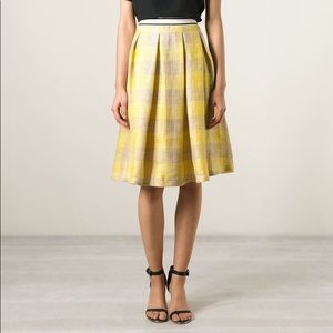 Erika-Cavallini-Semi-Couture Gingham Skirt M